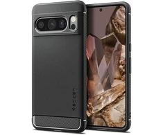 Dėklas Spigen Rugged Armor, matinė juoda - Google Pixel 8 Pro