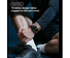 Spigen Rugged Armor Pro Case Strap for Apple Watch 46mm - Matte Juodas