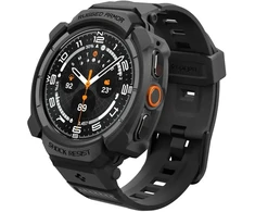 Spigen Rugged Armor Pro Case Strap for Samsung Galaxy Watch Ultra 2 2026 47mm - Matte Juodas