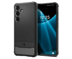 Samsung Galaxy S24 Spigen Rugged Armor Matte dėklas telefonui juodos spalvos