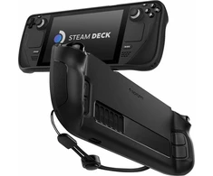 Spigen Rugged Armor, juodos spalvos – Steam Deck