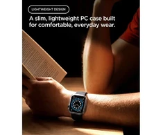Spigen Thin Fit dėklas Apple Watch 46mm - Skaidrus