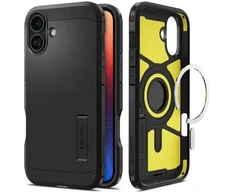 Dėklas Spigen Tough Armor MAG iPhone 16 Plus MagSafe juoda juodas ACS08085