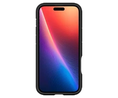 Spigen Tough Armor MagSafe su stoveliu Apple iPhone 16 Plus – dėklas telefonui juodos spalvos
