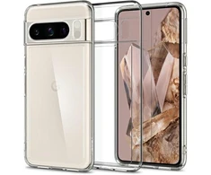 Dėklas Spigen Ultra Hybrid, krištolo skaidrumo - Google Pixel 8 Pro