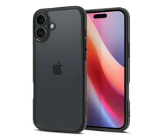 Spigen Ultra Hybrid Apple iPhone 16 – dėklas telefonui juodos matinės spalvos