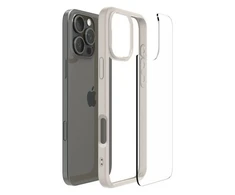 Dėklas Spigen Ultra Hybrid, natural titanium – Apple iPhone 16 Pro