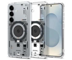 Spigen Ultra Hybrid Mag Dėklas skirtas Samsung Galaxy S25 Neo One – skaidrus
