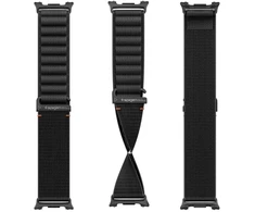 Spigen WBF1 DIRŽELIS Samsung Galaxy WATCH 8 / 9 / CLASSIC (40 / 44 / 46 MM) Juodas