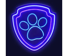 Pakabinamas šviestuvas mPTech Sp. z o.o. Pakabinamas neoninis LED "Paw Patrol" ant stiklo - Paw OW-130246