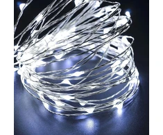 Springos LED lemputės 20 diodų, šalta balta spalva, 1,9 m