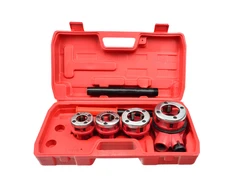 Santechnikos vītņgriežlių komplektas Geko 1/2" - 1 1/4"