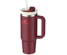 Stanley termo puodelis su šiaudeliu The Quencher H2.O FlowState Tumbler 0,89 l tamsiai raudonas