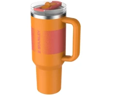 Stanley termo puodelis su šiaudeliu The Quencher ProTour Flip Straw Tumbler 1.18L oranžinis