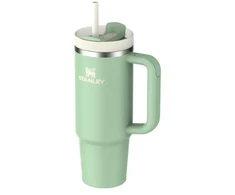 Stanley termo puodelis su šiaudeliu The Quencher H2.O FlowState Tumbler 0.89L pistacijų spalvos