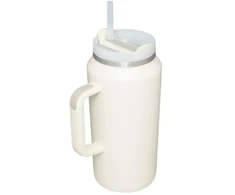 Stanley termosas su šiaudeliu „The Quencher H2.0 Tumbler“ 1,90 l, kreminės spalvos