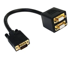 StarTech 0,3m Juodas (VGASPL1V)