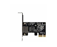 StarTech.com 1 prievado gigabito PCIe tinklo adapterio plokštė, suderinama su TAA - Tinklo adapteris - PCIe žemo profilio - Gigabito Ethernet x 1 - Juoda - suderinama su TAA