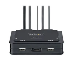 Przełącznik StarTech Cable StarTech KVM 2-Port USB-C DP Switch 4K