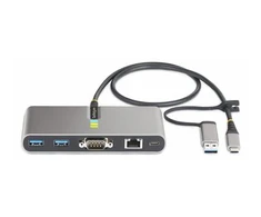 „StarTech“ USB-C/USB-A HUB – GBE – RS232/A HUB GB ETHERNETO RS232 SERIJA