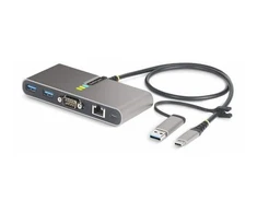 „StarTech“ USB-C/USB-A HUB – GBE – RS232/A HUB GB ETHERNETO RS232 SERIJA
