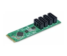 StarTech 4-PORT M.2 Į SATA ADAPTERĮ / M.2 PCIE 3.0 IKI SATA IŠPLĖTIMO C
