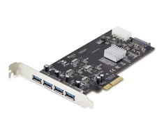 StarTech 4 PORT USB-A PCIE KORTELĖ 5GBPS/.