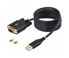USB laidas Startech 1P6FFC-USB-SERIAL Juoda 2 m