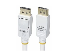 StarTech DP12-CABLE-6FTW kabelis DisplayPort 1,8 m Baltas