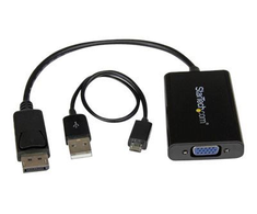 AV adapteris StarTech Rodyti Uostas - D- Sub (VGA) juoda (DP2VGAA)