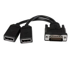 Kabelis StarTech DMS-59 – DisplayPort x2 0,2m juodas (DMSDP1)
