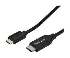 StarTech USB-C į MicroUSB laidas juodas