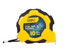 Deli Tools matavimo juosta EDL3799Y, 10m / 25mm geltona