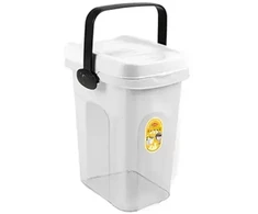 Stefanplast naminių gyvūnėlių ėdalo laikymo indas 2,5kg 7 l 23 x 19 x 31 cm skaidrus/baltas
