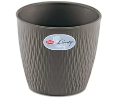 Stefanplast Flower pot Liberty Ø30x27cm pilkas