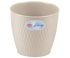 Stefanplast Flower pot Liberty Ø30x27cm baltas