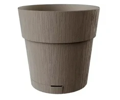 Stefanplast Flower pot with tray Ethica Ø15x15cm ruda