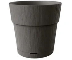 Stefanplast Flower pot with tray Ethica Ø40x39cm pilka