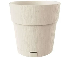 Stefanplast Flower pot with tray Ethica Ø40x39cm baltas