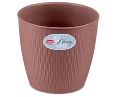 Stefanplast Flowerpot Liberty Ø16x15cm ruda