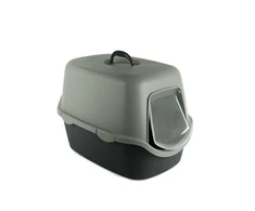 Stefanplast Kačių tualetas uždaras Cathy 56x40x40cm pilka žalia