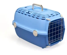 Stefanplast Transport cage Horizon 1 with metal door 48x32x30cm light mėlynas/mėlynas