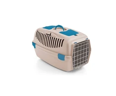 Stefanplast Transportavimo narvas Gulliver 3 su metalinėmis durimis 61x40x38cm balto travertino spalvos