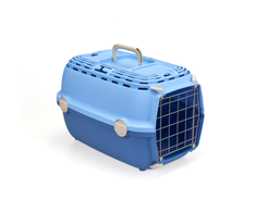 Stefanplast Transportesanas buris Horizon 1 ar metala durvim 48x32x30cm gaisi mėlynas/mėlynas