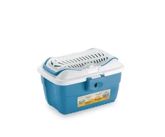Stefanplast Transportavimo narvas Mini Gulliver 40x30x24cm balta mėlyna