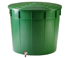 Stefanplast Vandens statinė 500L su dangteliu ir čiaupu Ø100x82cm