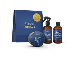 Steves No Bullt Steve's plaukų priežiūros priemonių trio dėžutė dovanų rinkinys