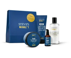 Steves No Bullt Steve's Gift set Shaving Box Mėlyna Velvet