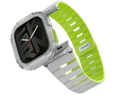 Apyrankė + dėklas Skinarma Gemini skirti Apple Watch 42mm niteglow