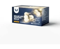 String Light Solar LED FROSTED BALLS SFB61 6,5m 30 rutuliukai šiltai baltos spalvos Forever Light